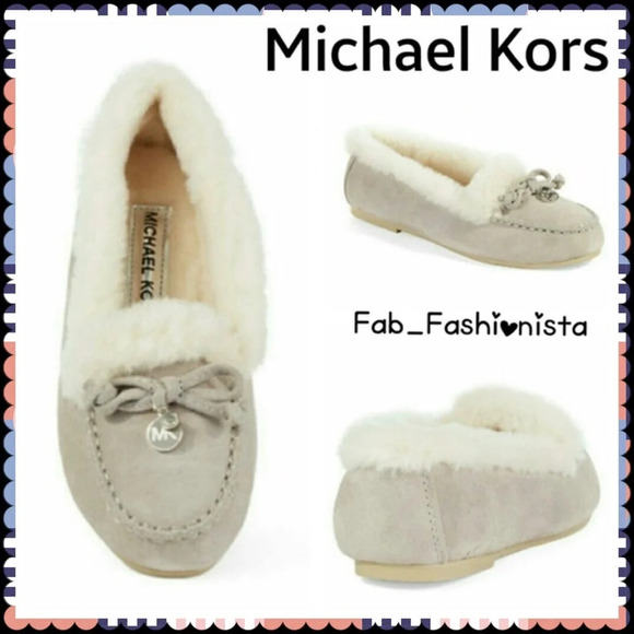 MICHAEL KORS SUEDE LEATHER MOCCASIN SHOES - Picture 1 of 6